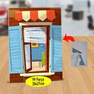 Asilmeydan 433244021 99 Parça Brandalı Açık Kapı Puzzle Yapboz Tablo