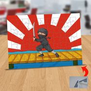 Asilmeydan 433433498 99 Parça Iskelede Ninja Puzzle Yapboz Tablo