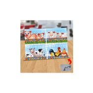 Asilmeydan 433467667 99 Parça Tatlı Çiftlik Hayvanları Kolaj Puzzle Yapboz Tablo