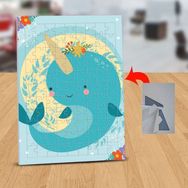 Asilmeydan 433475738 99 Parça Kıvrılan Güzel Balık Puzzle Yapboz Tablo