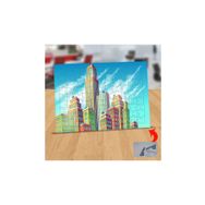 Asilmeydan 433502054 99 Parça Gündüz Şehir Binaları Puzzle Yapboz Tablo