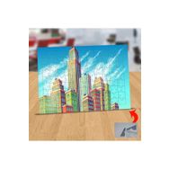 Asilmeydan 433502054 99 Parça Gündüz Şehir Binaları Puzzle Yapboz Tablo