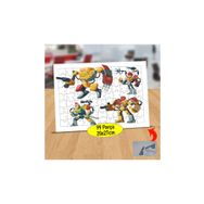Asilmeydan 433558064 99 Parça Turuncu Renkli Robotlar Puzzle Yapboz Tablo