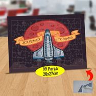Asilmeydan 433741246 99 Parça Marsa Giden Roket Puzzle Yapboz Tablo