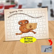 Asilmeydan 433771464 99 Parça Error Veren Sevimli Robot Puzzle Yapboz Tablo