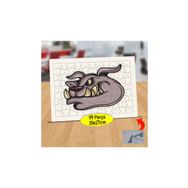 Asilmeydan 433774168 99 Parça Kızgın Pitbull Köpek Puzzle Yapboz Tablo