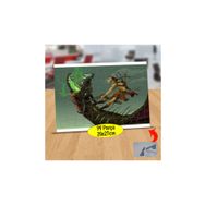 Asilmeydan 433777490 99 Parça Ejderhayı Tutan Elf Puzzle Yapboz Tablo