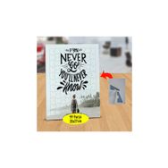 Asilmeydan 433849529 99 Parça If You Never Go Yazılı Puzzle Yapboz Tablo