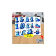 Asilmeydan 433862915 99 Parça Mutsuz Mavi Canavar Puzzle Yapboz Tablo