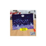 Asilmeydan 433869086 99 Parça Kalpli Mor Çiçekler Puzzle Yapboz Tablo