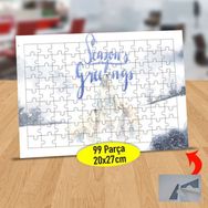 Asilmeydan 433881381 99 Parça Sevimli Kutup Ayıları Puzzle Yapboz Tablo