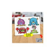 Asilmeydan 433882324 99 Parça Garip Göz Canavarları Puzzle Yapboz Tablo