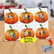 Asilmeydan 433885066 99 Parça Korkutucu Balkabakları Puzzle Yapboz Tablo