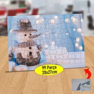 Asilmeydan 433885759 99 Parça Biblo Kardan Adam Puzzle Yapboz Tablo