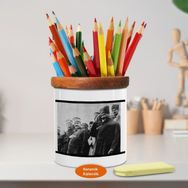 Asilmeydan 449796924 Halkla Birlikte Mustafa Kemal Atatürk Ahşap Seramik Kalemlik