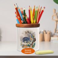 Asilmeydan 449816139 Hayvanlar Alemi Amazon Ormanları Ahşap Seramik Kalemlik