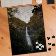 Asilmeydan 455395864 240 Parça Ormanda Şelale Manzarası Puzzle Yapboz Tablo
