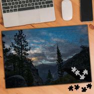 Asilmeydan 455397253 240 Parça Dağ Tepesinde Manzara Puzzle Yapboz Tablo