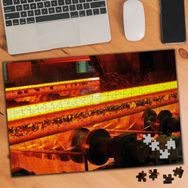 Asilmeydan 455430577 240 Parça Alevle Cam Yapımı Puzzle Yapboz Tablo