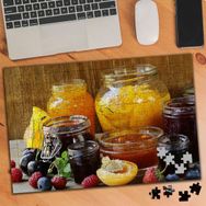 Asilmeydan 455632253 240 Parça Meyveli Renkli Reçeller Puzzle Yapboz Tablo