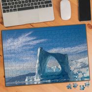 Asilmeydan 455638885 240 Parça Okyanus Buzul Dağlar Puzzle Yapboz Tablo