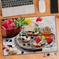 Asilmeydan 455668360 240 Parça Meyveli Kahvaltılıklar Puzzle Yapboz Tablo