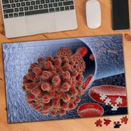Asilmeydan 455670169 240 Parça Kanda Dolaşan Virüs Puzzle Yapboz Tablo