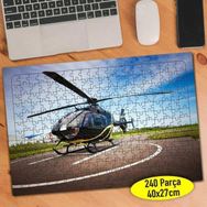 Asilmeydan 456509898 240 Parça Kalkışa Hazır Helikopter Puzzle Yapboz Tablo
