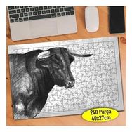 Asilmeydan 456514580 240 Parça Resimsel Boynuzlu Boğa Puzzle Yapboz Tablo