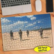 Asilmeydan 456563066 240 Parça Arazide Askeri Ordu Puzzle Yapboz Tablo