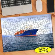 Asilmeydan 456570636 240 Parça Denizde Yük Gemisi Puzzle Yapboz Tablo