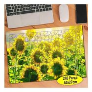 Asilmeydan 456745297 240 Parça Güneşli Ayçiçeği Tarlası Puzzle Yapboz Tablo