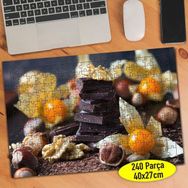 Asilmeydan 456814522 240 Parça Fındıklı Bitter Çikolata Puzzle Yapboz Tablo