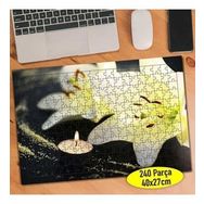 Asilmeydan 457251723 240 Parça Mumlu Beyaz Çiçekler Puzzle Yapboz Tablo