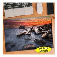 Asilmeydan 457296568 240 Parça Buharlı Deniz Sahil Puzzle Yapboz Tablo