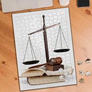 Asilmeydan 457310558 240 Parça Adalet Terazisi Puzzle Yapboz Tablo