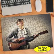 Asilmeydan 457327455 240 Parça Gitar Çalan Çocuk Puzzle Yapboz Tablo