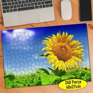 Asilmeydan 457330920 240 Parça Ayçiçek Tarlası Puzzle Yapboz Tablo