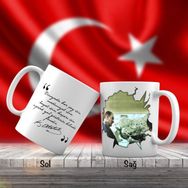Asilmeydan Asil Hediyelik Baş Öğretmen -Mustafa Kemal Atatürk - Harf Tablosu Atatürk'ün Sözleri Kupa