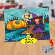 Asilmeydan Cadının Balkabak Evi 99 Parça Puzzle Yapboz Tablo