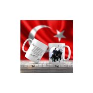 Asilmeydan Çift Yön Renkli Mustafa Kemal Atatürk Ve Unutulmayan Sözleri Kupa