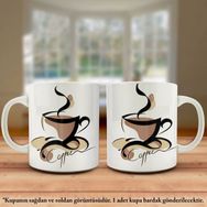 Asilmeydan Coffee Yazılı Kupa Bardak