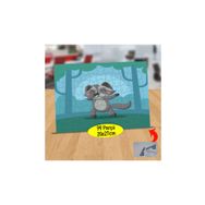 Asilmeydan Dansçı Rakun 99 Parça Puzzle Yapboz Tablo