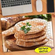 Asilmeydan Fırın Ekmek Pastahane Yiyecek 240 Parça 79068027 27x40 cm Puzzle Yapboz Tablo