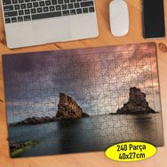 Asilmeydan Gün Batımı Deniz Manzarası 240 Parça 27x40.5 cm Puzzle Yapboz Tablo