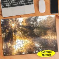 Asilmeydan Güneş Işığı Manzarası 240 Parça 27x40.5 cm Puzzle Yapboz Tablo