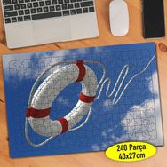 Asilmeydan Havada Uçan Can Yeleği 240 Parça Puzzle Yapboz Tablo