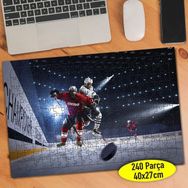 Asilmeydan Hokey Spor Oyuncuları 240 Parça 27x40.5 cm Puzzle Yapboz Tablo