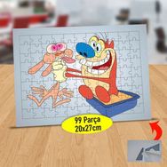 Asilmeydan Komik Hayvanların Sevgi Gösterisi 99 Parça Puzzle Yapboz Tablo