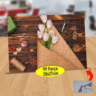 Asilmeydan Lale Buketi 99 Parça Puzzle Yapboz Tablo